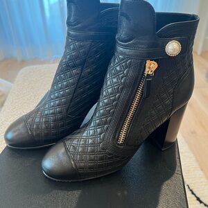 Chanel 2019 Interlocking CC Logo Boots